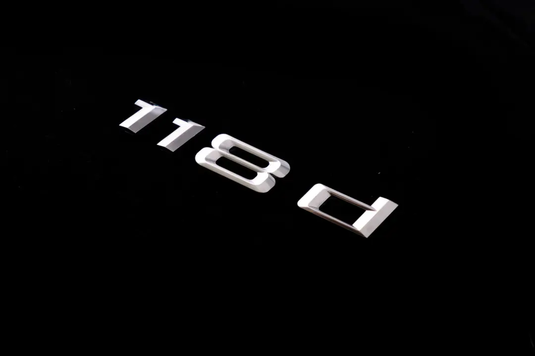 Boot Lid Adhered Emblem 118d lettering to BMW 1 Series E81 E87 F20 Rear with Part number 51147135549 BMW 1 Series E81 E87 F20 Rear Boot Lid Adhered Emblem 118d lettering - SKU 7135549 - Part number 51147135549