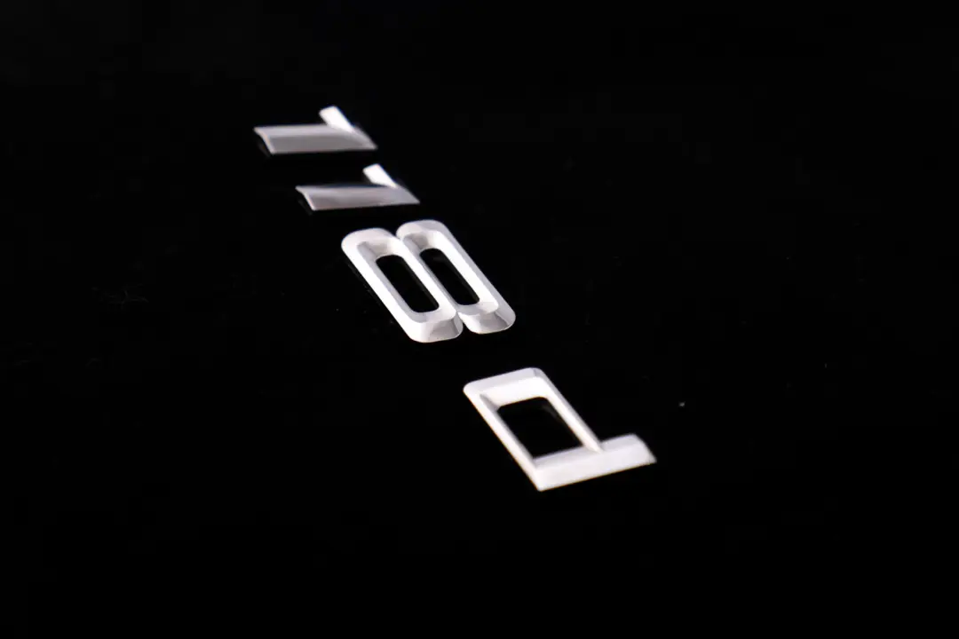 BMW 1 Series E81 E87 F20 Rear Boot Lid Adhered Emblem 118d lettering - SKU 7135549 - Part number 51147135549