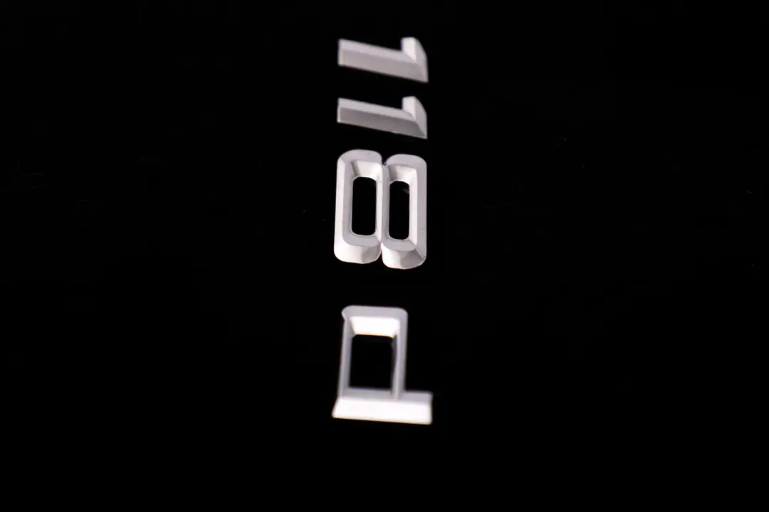 BMW 1 Series E81 E87 F20 Rear Boot Lid Adhered Emblem 118d lettering - SKU 7135549 - Part number 51147135549