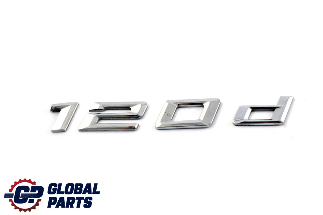 Emblema Lettering Bota Trasera 120d para BMW E81 E82 E87 E87N E88 F20 F21 con número de pieza 7135550 BMW E81 E82 E87 E87N E88 F20 F21 Emblema Lettering Bota Trasera 120d - SKU 7135550 - Número de pieza 7135550