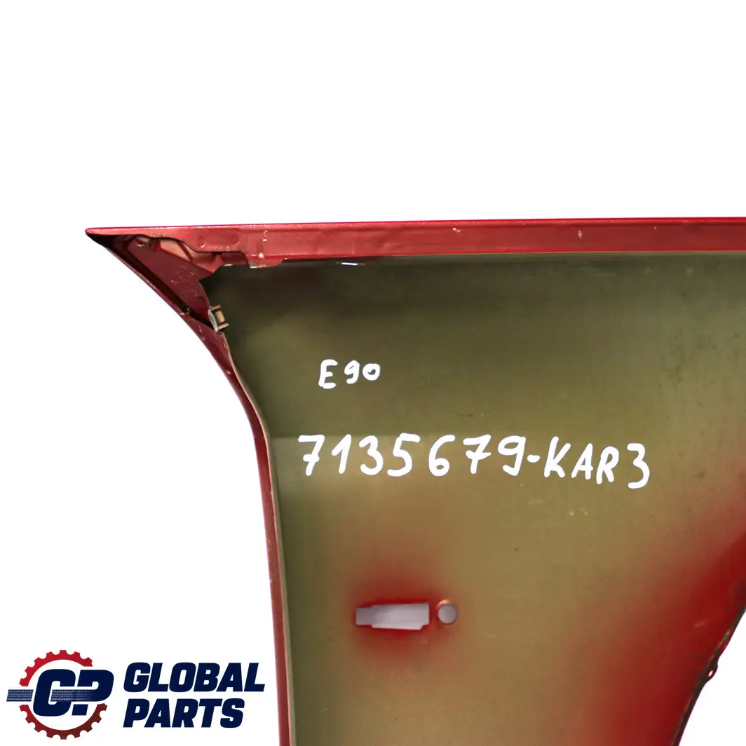 BMW E90 E91 Side Panel Fender Wing Front Left N/S Karmesinrot Crimson Red - A61 - SKU 7135679-KAR3 - Part number 7135679
