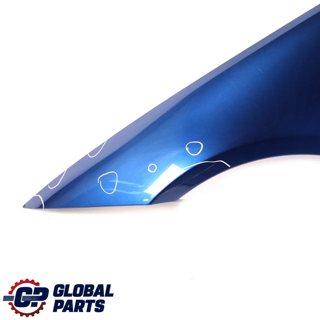 BMW 3 Series E90 E91 Side Panel Fender Wing Front Left N/S Montegoblau Blue A51 - SKU 7135679-MTB1 - Part number 7135679