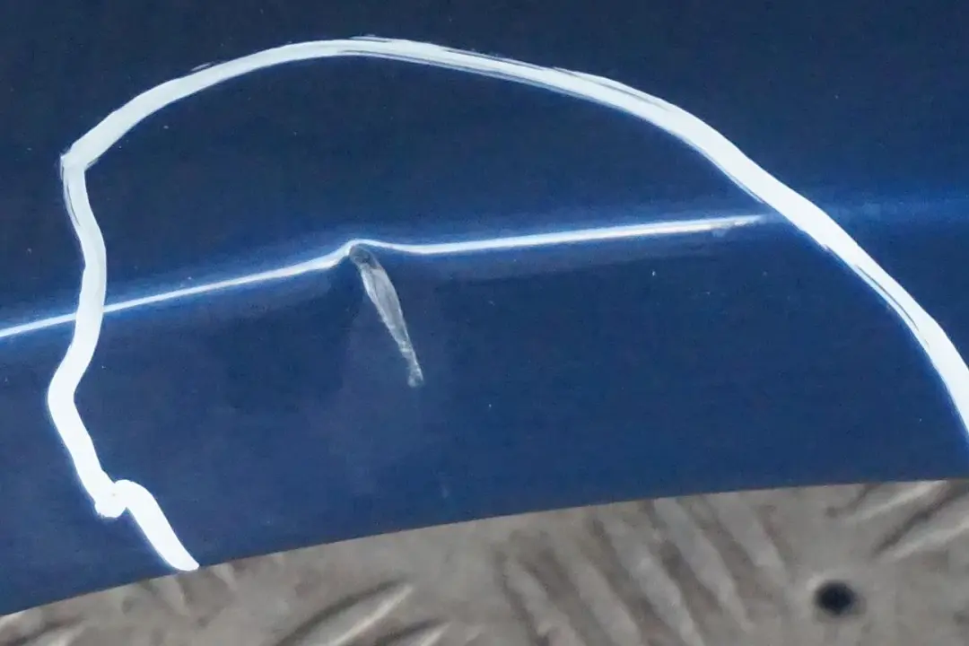 BMW 3 Series E90 E91 Side Panel Fender Wing Front Left N/S Mysticblau Blue - A07 - SKU 7135679-MYS - Part number 7135679