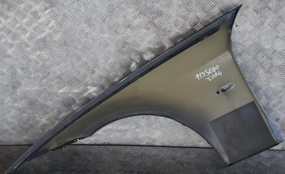 BMW 3 E90 E91 4 Side Panel Fender Wing Front Right O/S Carbonschwarz Black - SKU 7135680-CAR4 - Part number 7135680