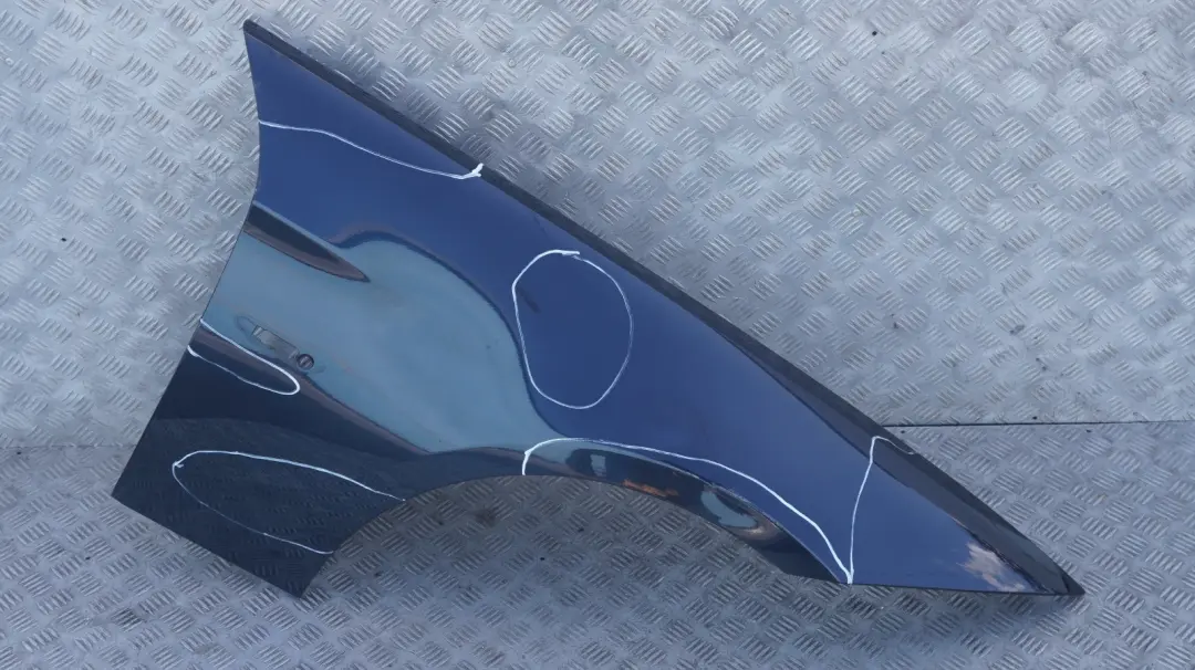 Side Panel Fender Wing Front Right O/S Monacoblau Blue to BMW 3 SERIES 5 E90 E91 with Part number 7135680 BMW 3 SERIES 5 E90 E91 Side Panel Fender Wing Front Right O/S Monacoblau Blue - SKU 7135680-MB5 - Part number 7135680