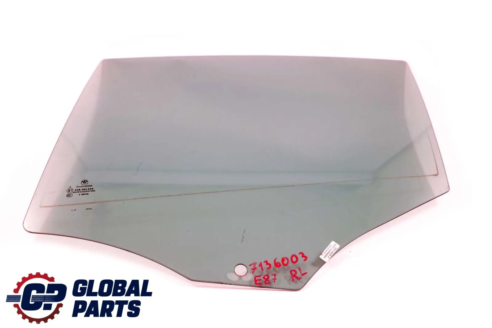 Fenêtre De Porte BMW E87 E87N Verre Teinté Arrière Gauche AS3 7136003
