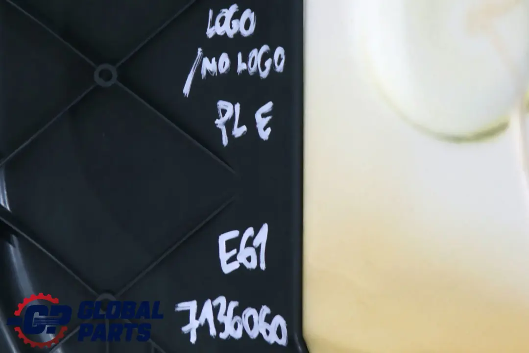 Interior Rear Seat Couch Bench Base Beige Leather to BMW 5 Series E61 Touring with Part number 7136060 BMW 5 Series E61 Touring Interior Rear Seat Couch Bench Base Beige Leather - SKU 7136060 - Part number 7136060