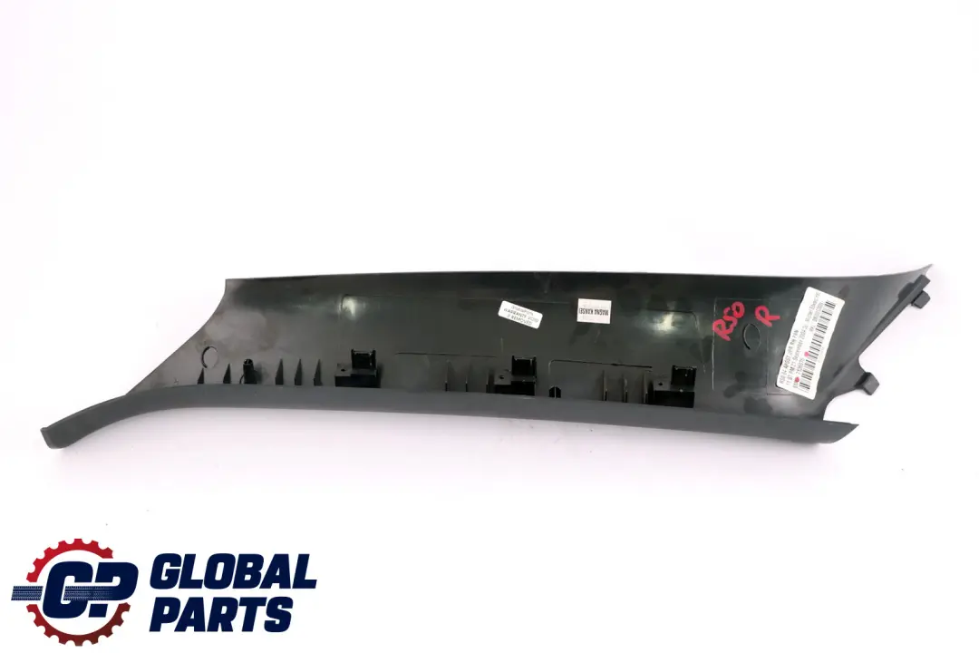 Mini Cooper R50 R53 Cover Column A Right O/S Panther Black - SKU 7136076 - Part number 7136076