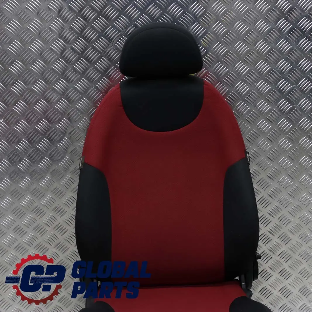 BMW Mini Cooper One R50 Front Right O/S Cloth Fabric Seat Molette Tartan Red - SKU 7136292 - Part number 7136292
