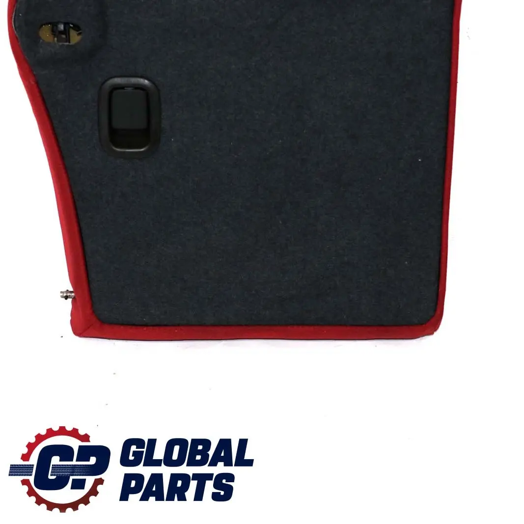 BMW Mini R50 Rear Back Seat Left N/S Cloth Molette Backrest Tartan Red - SKU 7136451 - Part number 7136451