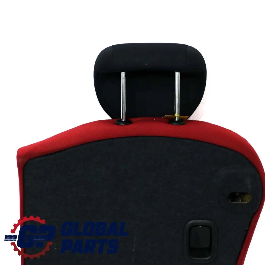 BMW Mini R50 Rear Back Seat Right O/S Cloth Molette Backrest Tartan Red - SKU 7136452 - Part number 7136451