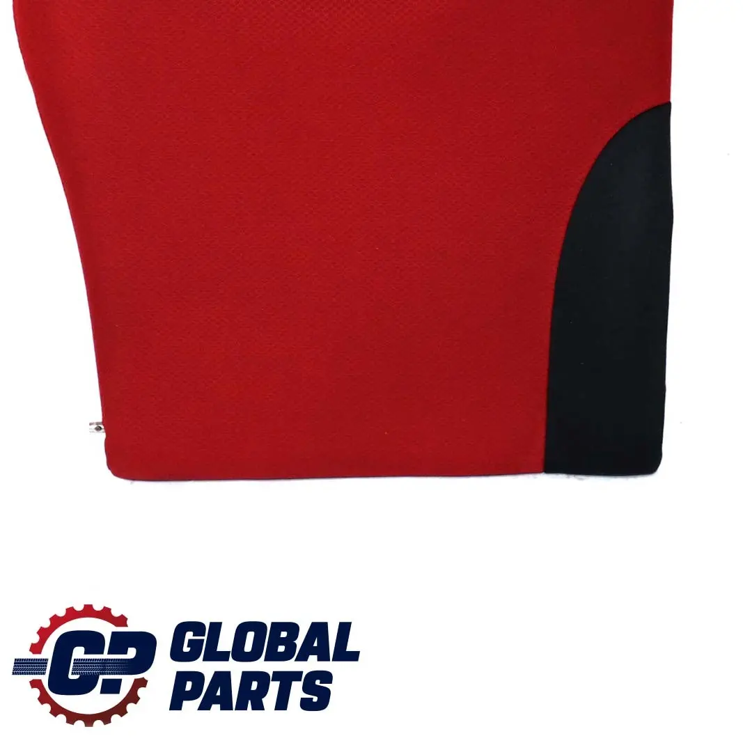 BMW Mini R50 Rear Back Seat Right O/S Cloth Molette Backrest Tartan Red - SKU 7136452 - Part number 7136451