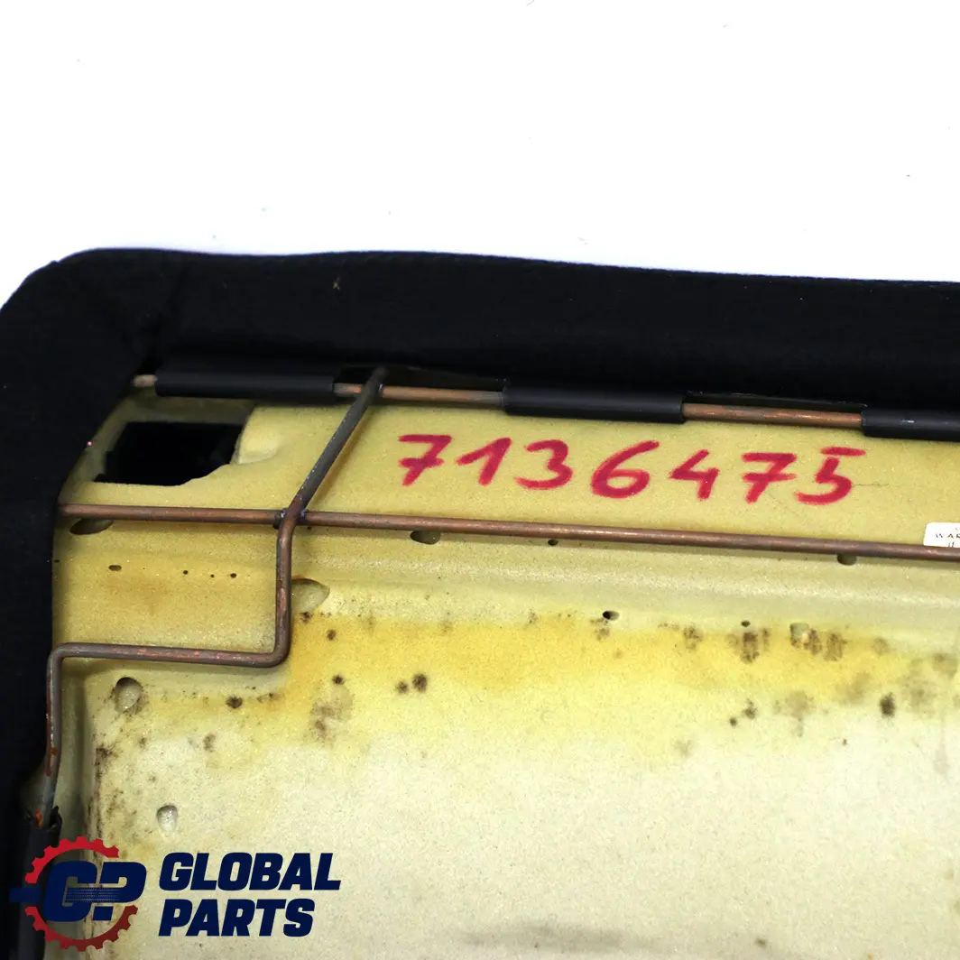 Kanapa Tył Materiał Skóra Molette Panther Czarna do Mini R50 o numerze 7136475 Mini R50 Kanapa Tył Materiał Skóra Molette Panther Czarna - SKU 7136475 - Numer Części 7136475