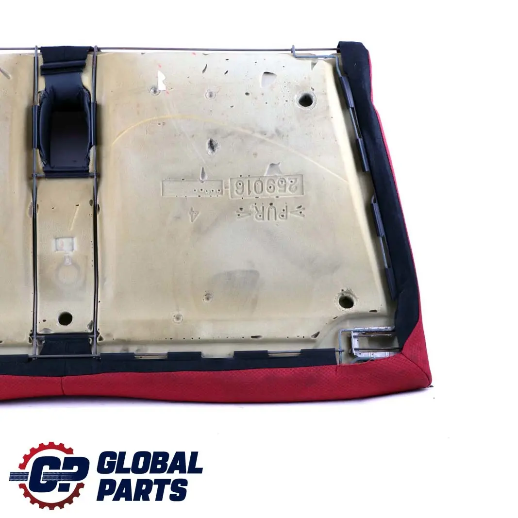 Mini Cooper R50 Asiento Trasero Banco Base Tela Cuero Molette Tartan Rojo - SKU 7136485-1 - Número de pieza 7136485