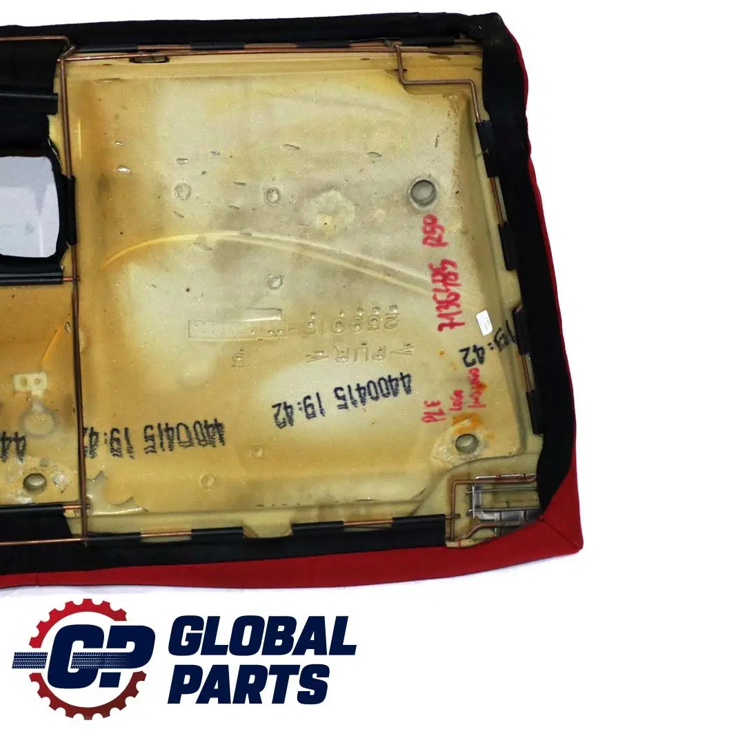 Back Cover Bench Base Cloth Molette Tartan Red to BMW Mini Cooper R50 Rear Seat with Part number 7136485 BMW Mini Cooper R50 Rear Seat Back Cover Bench Base Cloth Molette Tartan Red - SKU 7136485 - Part number 7136485