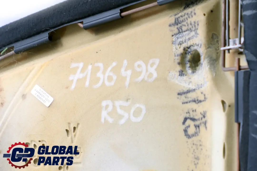 Mini Cooper R50 One Rear Seat Back Cover Bench Base Cloth Fabric Random - SKU 7136498 - Part number 7136498