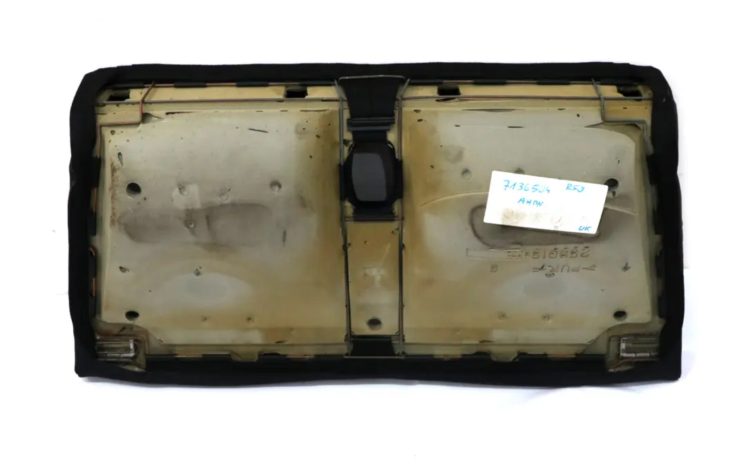 Back Bench Sofa Base Cover Cloth Panther Black to BMW Mini Cooper R50 Rear Seat with Part number 7136504 BMW Mini Cooper R50 Rear Seat Back Bench Sofa Base Cover Cloth Panther Black - SKU 7136504 - Part number 7136504