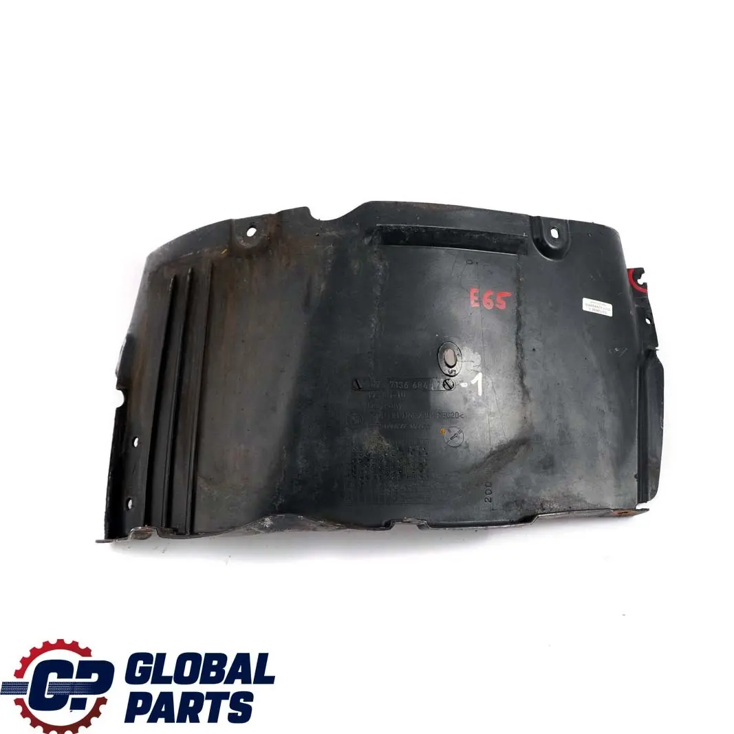 Cubierta del Paso De Rueda Delantero Derecho para BMW E65 E66 1 con número de pieza 7136684 BMW E65 E66 1 Cubierta del Paso De Rueda Delantero Derecho - SKU 7136684-1 - Número de pieza 7136684
