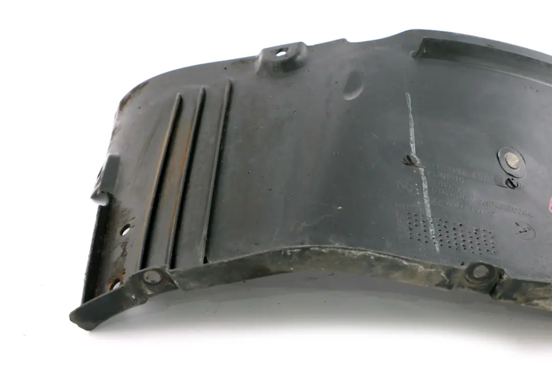 Liner Wheel Arch Housing Front Right O/S to BMW E65 E66 E67 Cover with Part number 7136684 BMW E65 E66 E67 Cover Liner Wheel Arch Housing Front Right O/S - SKU 7136684 - Part number 7136684