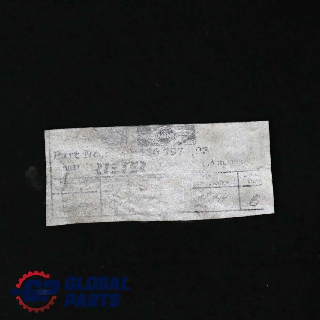 Mini Cooper W16 N47N R55 R56 Aislante Acustico Cubierta Motor Diesel - SKU 7136797 - Número de pieza 7136797