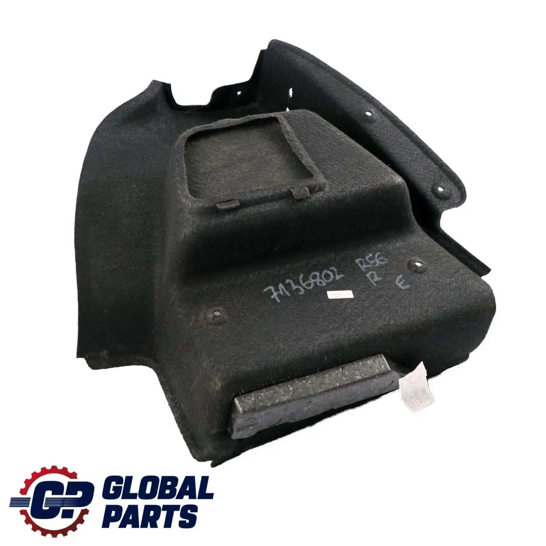 Mini Cooper R56 R56N LCI Tapa del panel del maletero trasero derecho - SKU 7136802 - Número de pieza 7136802