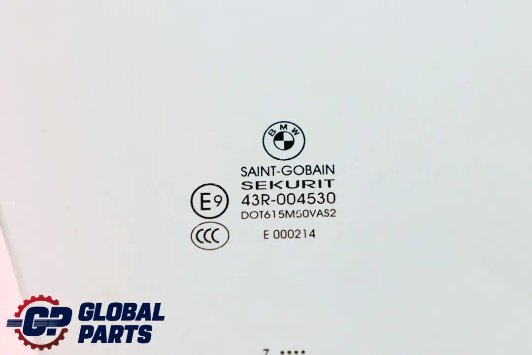 BMW X5 E70 Vitre Latérale De Porte Avant Droite Verte AS2 - SKU 7137014 - Numéro de pièce 7137014