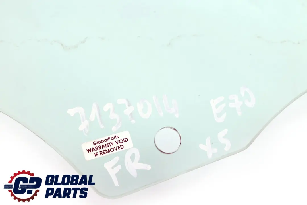 Vitre Latérale De Porte Avant Droite Verte AS2 pour BMW X5 E70 à propos du numéro de pièce 7137014 BMW X5 E70 Vitre Latérale De Porte Avant Droite Verte AS2 - SKU 7137014 - Numéro de pièce 7137014