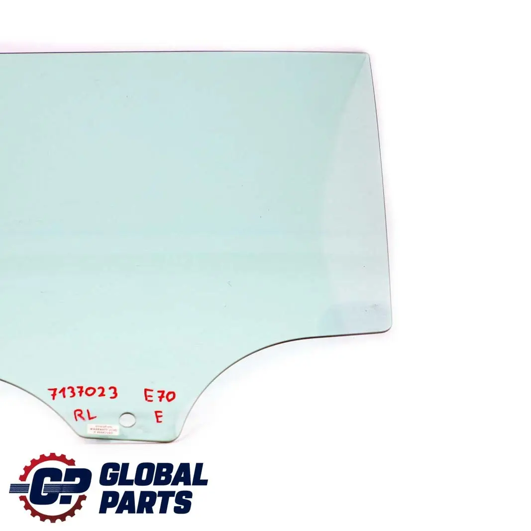 BMW X5 Series E70 Rear Left Door N/S Side Window Glass Green AS2 - SKU 7137023 - Part number 7137023
