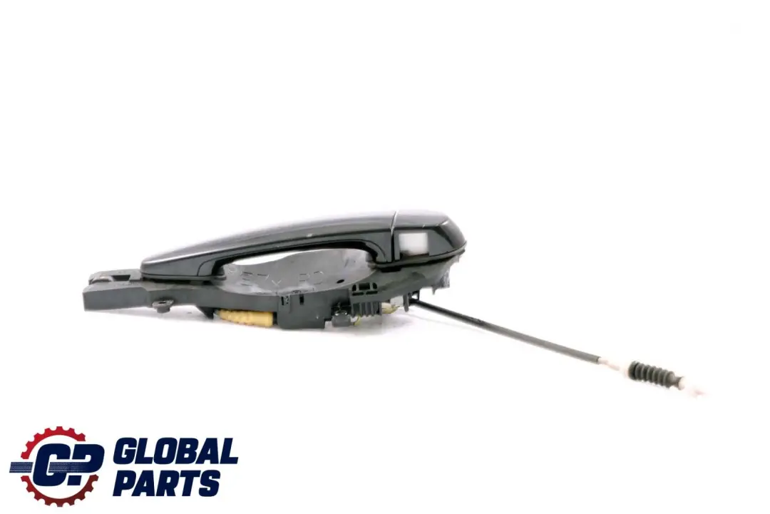BMW X5 X6 E70 E71 Maniglia Porta Esterna Posteriore SX Black Zaffiro Metallo - SKU 7137053-BS - Numero di parte 7137053