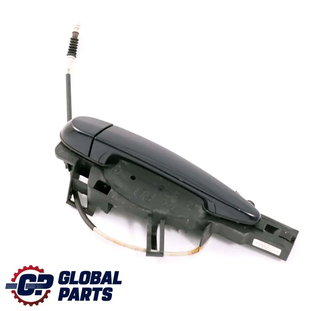 BMW X5 X6 Series E70 E71 Rear Left Grab Handle N/S Exterior Carbonschwarz Black - SKU 7137053-CAR - Part number 7137053