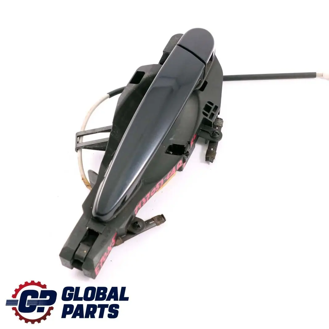 BMW X5 X6 Series E70 E71 Rear Left Grab Handle N/S Exterior Carbonschwarz Black - SKU 7137053-CAR - Part number 7137053