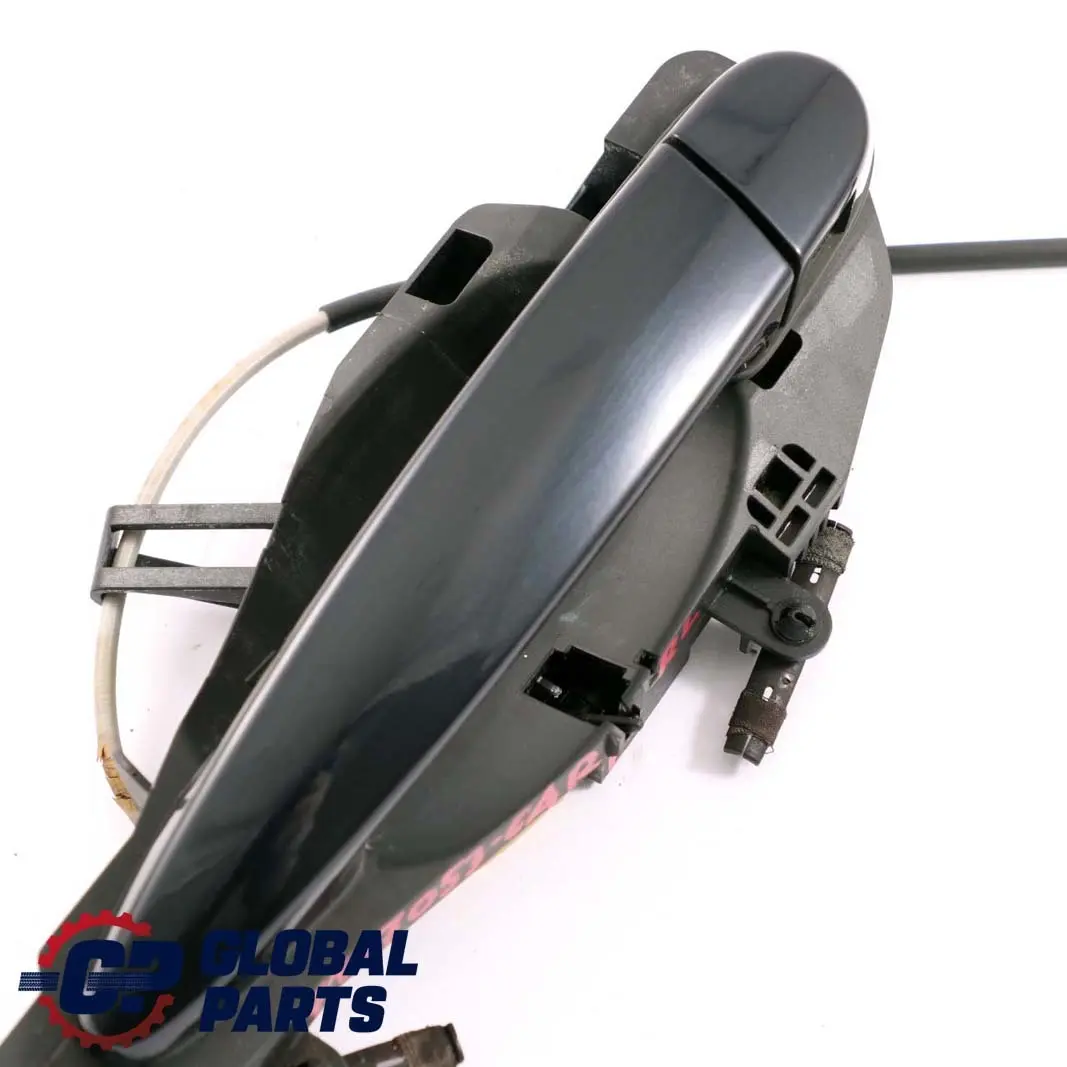 BMW X5 X6 Series E70 E71 Rear Left Grab Handle N/S Exterior Carbonschwarz Black - SKU 7137053-CAR - Part number 7137053