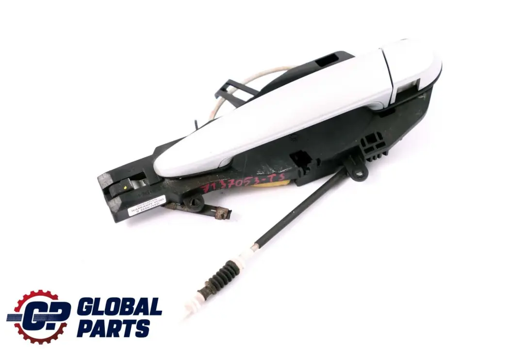 BMW X5 X6 Series E70 E71 Rear Left Grab Handle N/S Exterior Titansilber Silver - SKU 7137053-TS - Part number 7137053