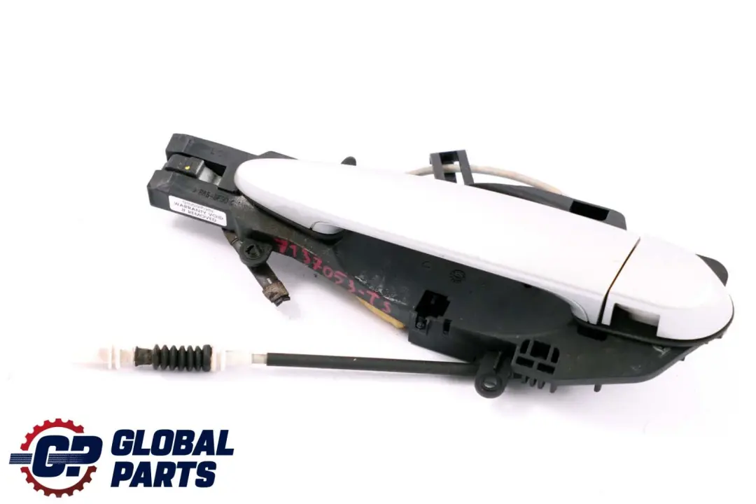 BMW X5 X6 Series E70 E71 Rear Left Grab Handle N/S Exterior Titansilber Silver - SKU 7137053-TS - Part number 7137053