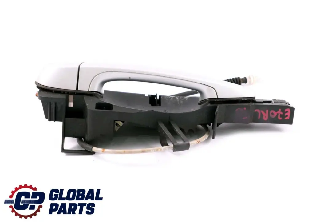 BMW X5 X6 Series E70 E71 Rear Left Grab Handle N/S Exterior Titansilber Silver - SKU 7137053-TS - Part number 7137053
