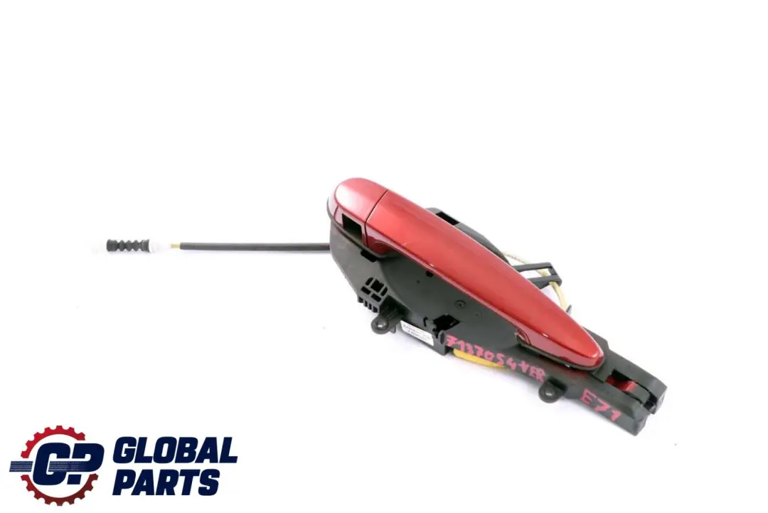 BMW X5 X6 Series E70 E71 Rear Right Grab Handle O/S Exterior Vermilion Red A82 - SKU 7137054-VER - Part number 7137054