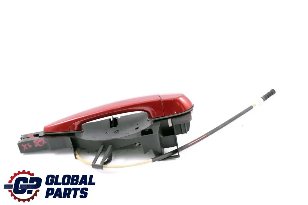 BMW X5 X6 Series E70 E71 Rear Right Grab Handle O/S Exterior Vermilion Red A82 - SKU 7137054-VER - Part number 7137054