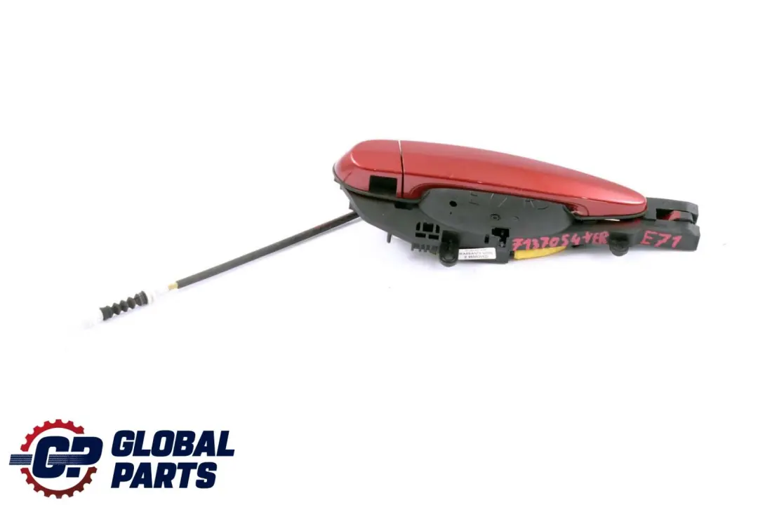 Right Grab Handle O/S Exterior Vermilion Red A82 to BMW X5 X6 Series E70 E71 Rear with Part number 7137054 BMW X5 X6 Series E70 E71 Rear Right Grab Handle O/S Exterior Vermilion Red A82 - SKU 7137054-VER - Part number 7137054