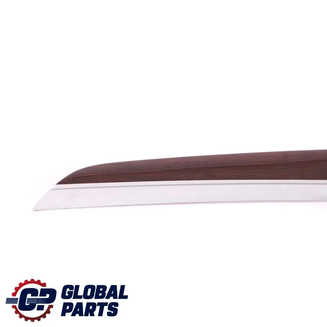 BMW X5 Series E70 Trim Door Rear Left Strip Cover Wood Bamboo Grain Dark - SKU 7137203 - Numéro de pièce 7137203