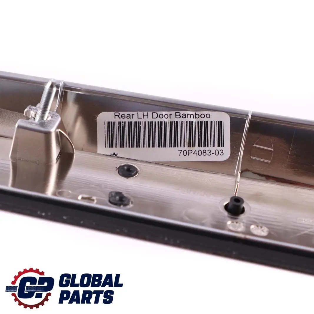 Porta Posteriore Sinistra Copertura Striscia Legno Grano Bamb? Scuro per BMW E70 con numero di parte 7137203 BMW E70 Porta Posteriore Sinistra Copertura Striscia Legno Grano Bamb? Scuro - SKU 7137203 - Numero di parte 7137203