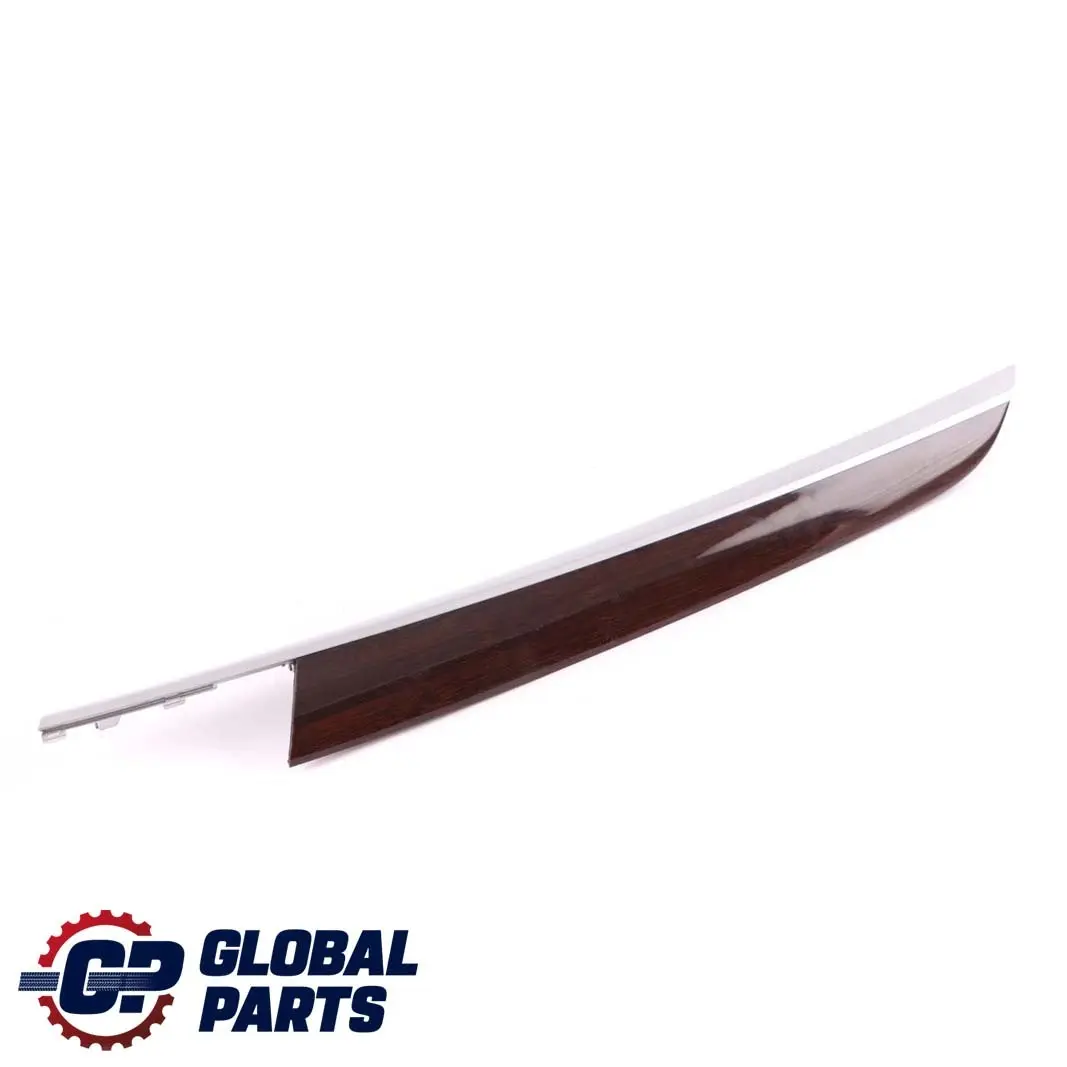 BMW X5 Series E70 Trim Door Rear Left N/S Strip Cover Wood Bamboo Grain Dark - SKU 7137203 - Part number 7137203