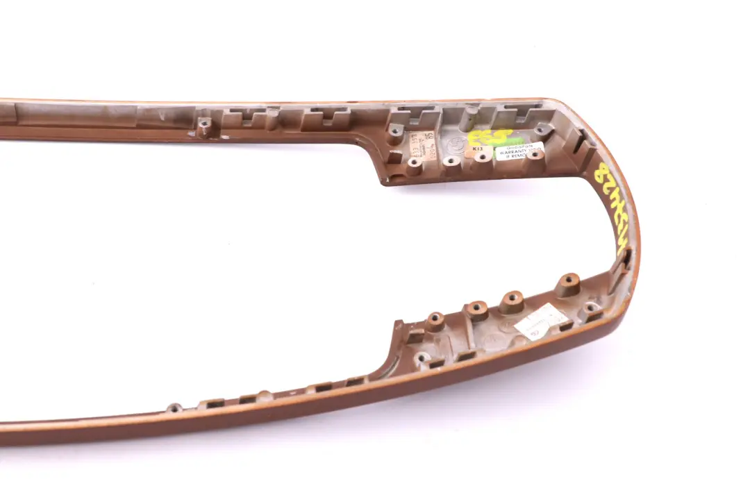 BMW 7 Series E65 E66 Wood Panel Centre Armrest Front Trim Cherry Light - SKU 7137428 - Part number 7137428