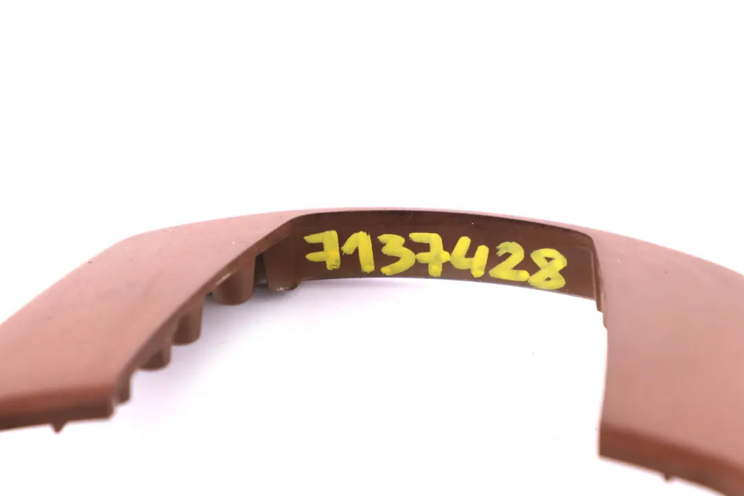 BMW 7 Series E65 E66 Wood Panel Centre Armrest Front Trim Cherry Light - SKU 7137428 - Part number 7137428