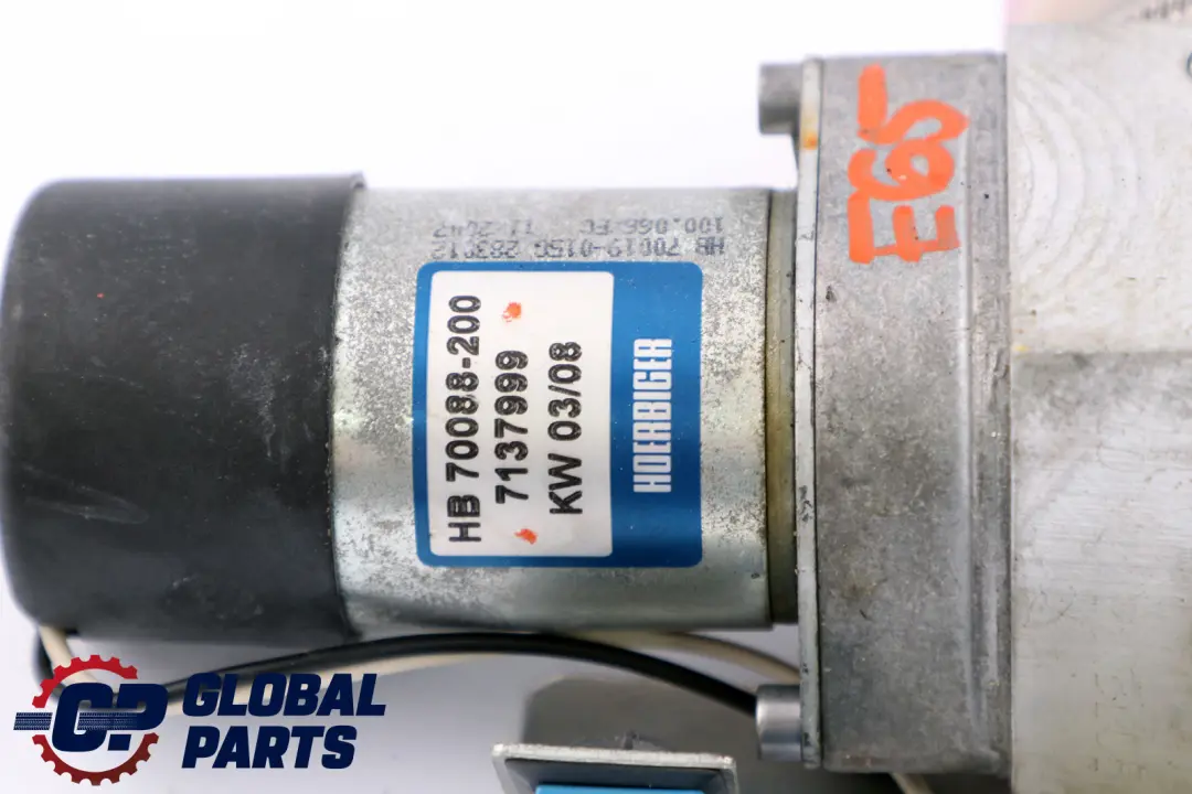 BMW 7 Series E65 E66 Hydro Unit Pump Motor Trunk Lid - SKU 7137999 - Part number 7137999