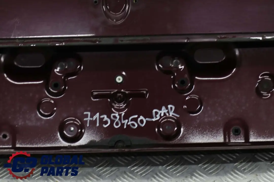 Trunk Lid Boot Tailgate Barberarot Barbera Red - A39 to BMW 7 Series E65 E66 E67 with Part number 7138460 BMW 7 Series E65 E66 E67 Trunk Lid Boot Tailgate Barberarot Barbera Red - A39 - SKU 7138460-BAR - Part number 7138460