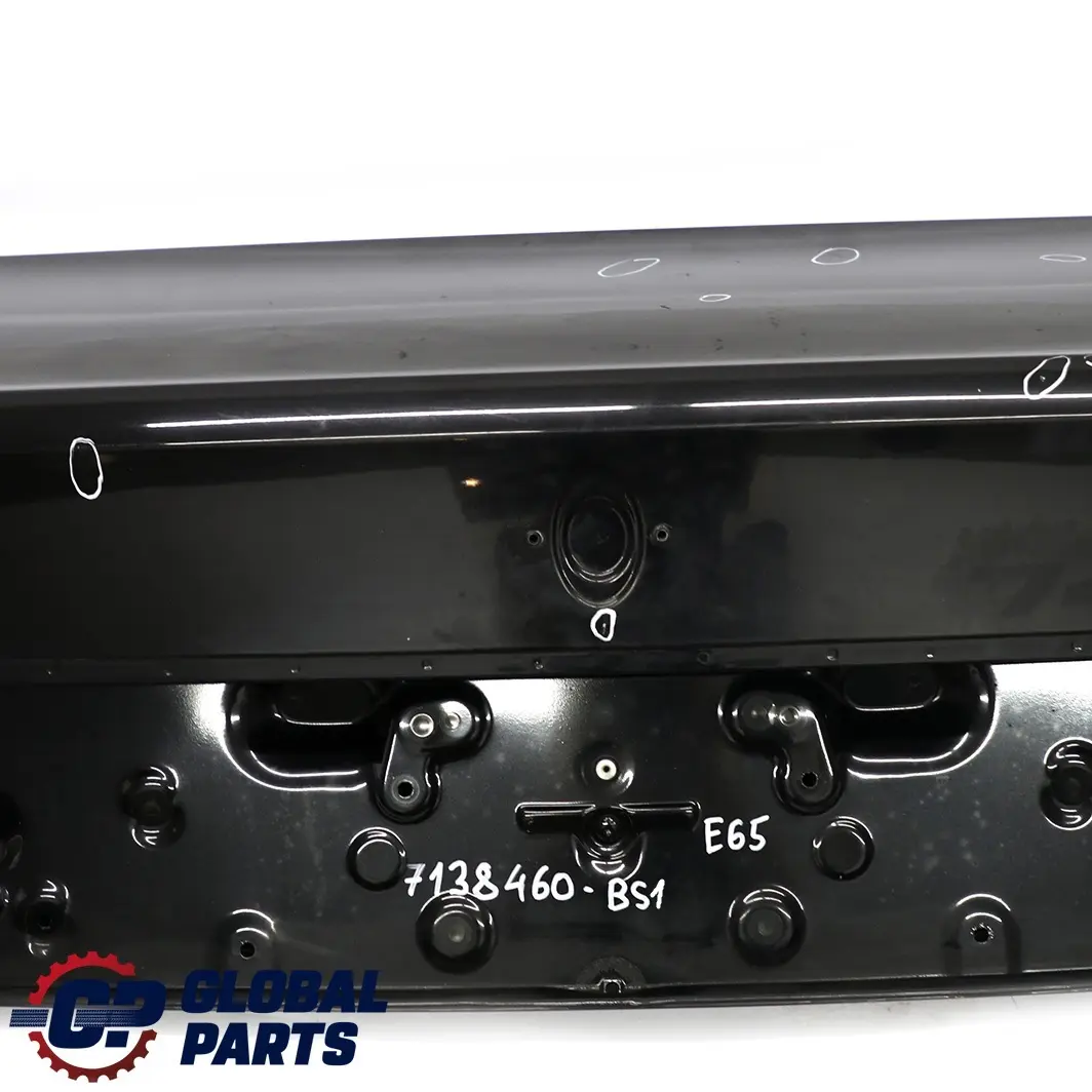 Genuine BMW 7 Series E65 E66 E67 1 Trunk Lid Boot Tailgate Black Sapphire - 475 to with Part number 7138460 Genuine BMW 7 Series E65 E66 E67 1 Trunk Lid Boot Tailgate Black Sapphire - 475 - SKU 7138460-BS1 - Part number 7138460