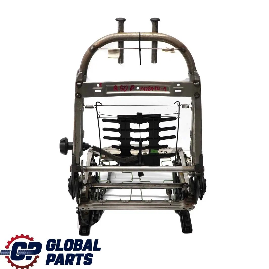 Front Right Seat O/S Backrest Frame Mechanism to Mini Cooper One R50 R52 R53 with Part number 7138470 Mini Cooper One R50 R52 R53 Front Right Seat O/S Backrest Frame Mechanism - SKU 7138470-1 - Part number 7138470