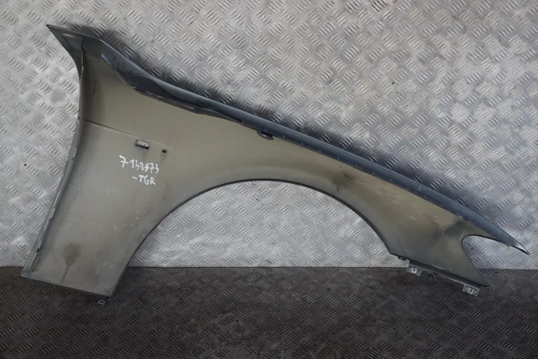Side Panel Wing Front Left N/S Titangrau Titan Grey A36 BMW 7 Series E65 E66 - SKU 7138473-TGR - Part number 7138473