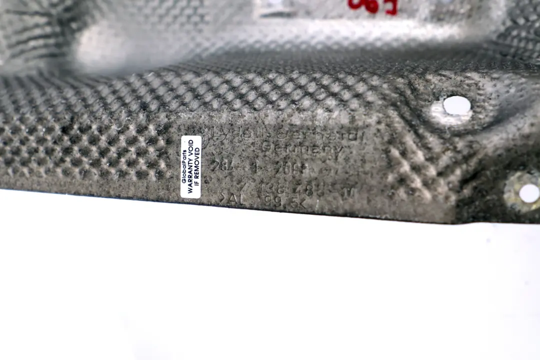 Left N/S Rear Silencer Heat Insulation Cover Plate to BMW 3 Series E90 E91 E92 E93 with Part number 7138485 BMW 3 Series E90 E91 E92 E93 Left N/S Rear Silencer Heat Insulation Cover Plate - SKU 7138485 - Part number 7138485