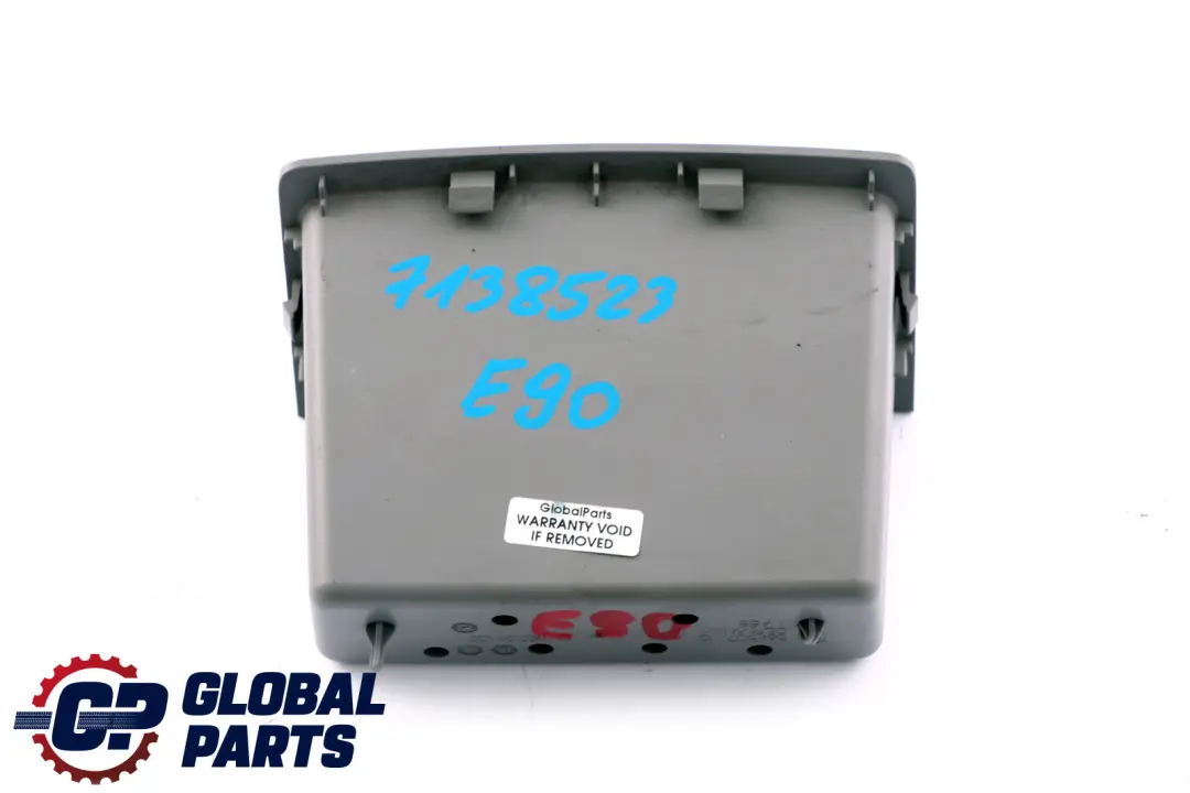 BMW 3 Series E90 E91 Storing Partition Rear Top Centre Console Cover Trim Grey - SKU 7138523 - Part number 7138523